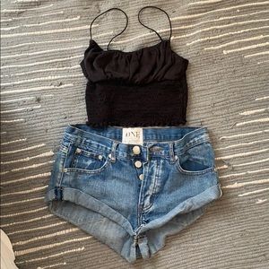 One teaspoon jean shorts